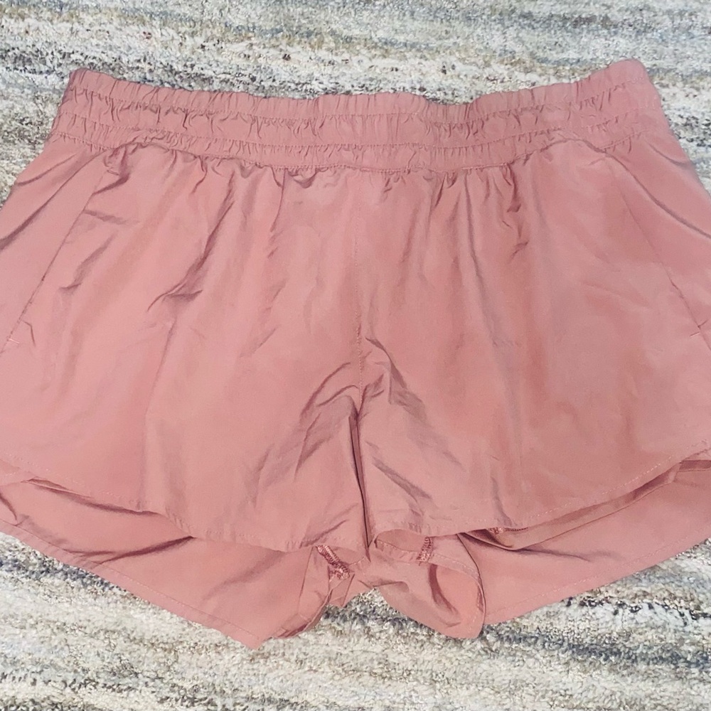 Avia Dusty Rose Athletic Shorts with Elastic Waist (C2)
